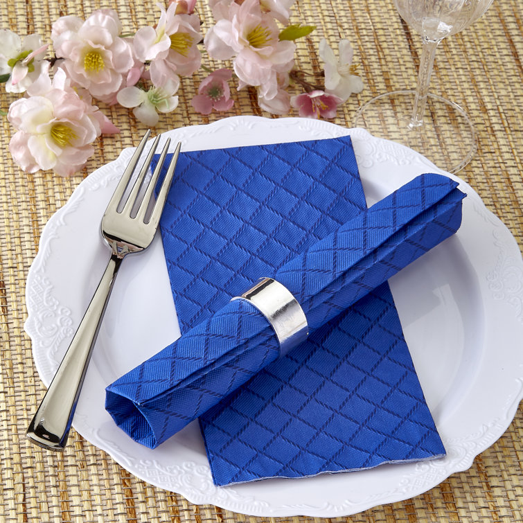 Silver Spoons Quilted Heavy Weight Paper Disposable Napkins & Reviews Wayfair